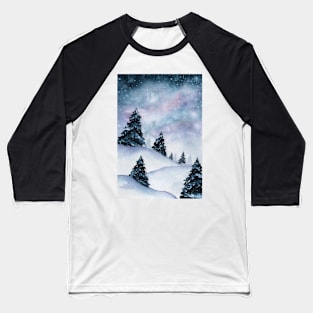 Winter landscape Baseball T-Shirt